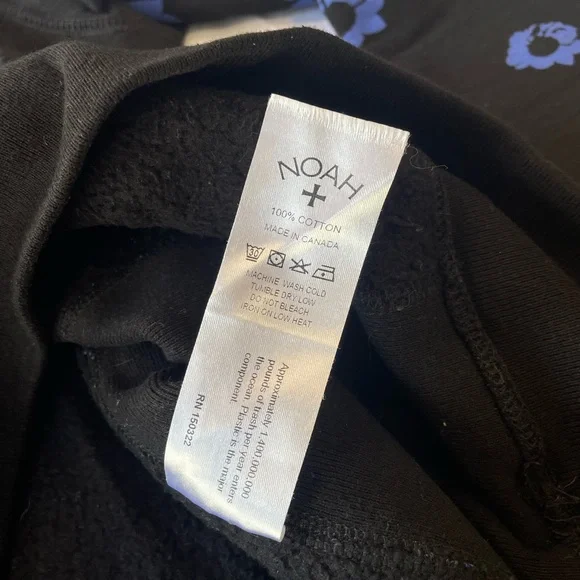 Noah NYC x The Cure Disintegration Hoodie Black/Blue Size Small